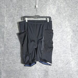Aero Tech Designs Cycling Shorts Mens XXL Black Padded Mesh Pockets USA Made